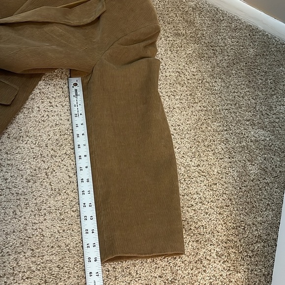Joseph Feiss Sport Coat Men’s 46 regular Tan khaki corduroy Blazer - Picture 10 of 12